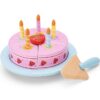Jouet en bois: le gâteau d'anniversaire.