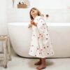 Rose in april: poncho de bain coeur rouge 1- 3 ans. - Image 2