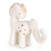 Hochet "licorne" caoutchouc naturel et tissus.