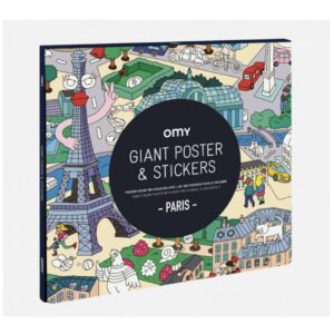 Poster géant et stickers- Paris