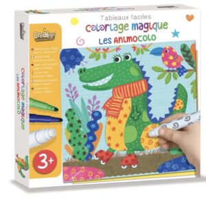 Tableaux coloriage magique « Les animocolo ».