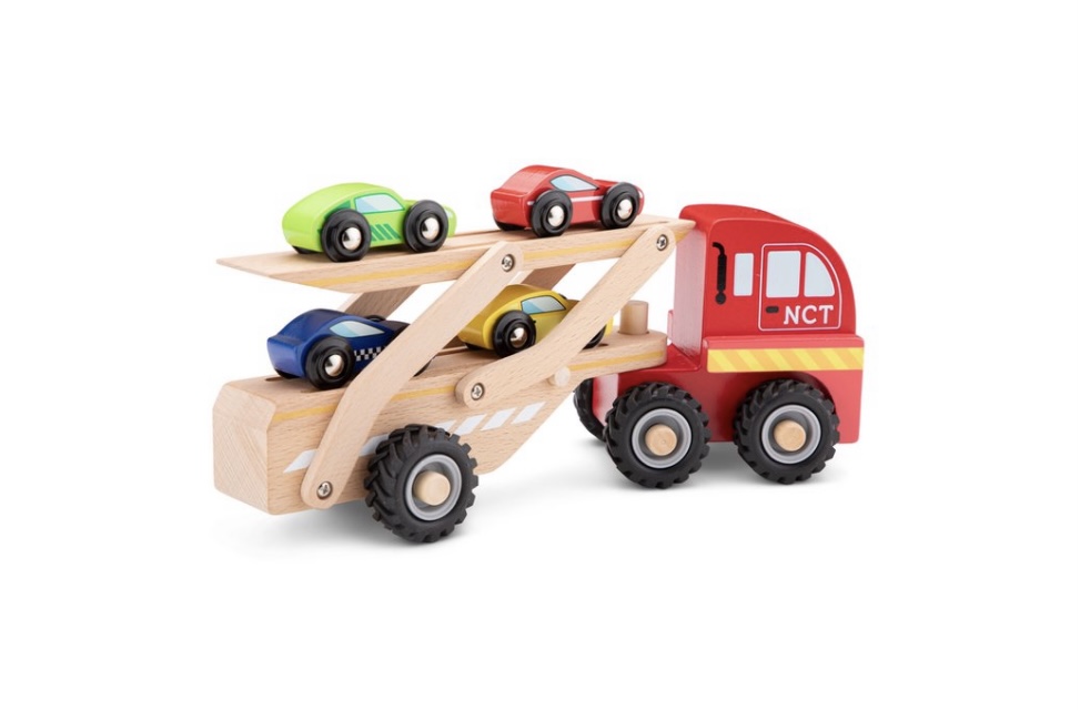 Jouet en bois voiture blindée jouet de réservoir en bois décoration en