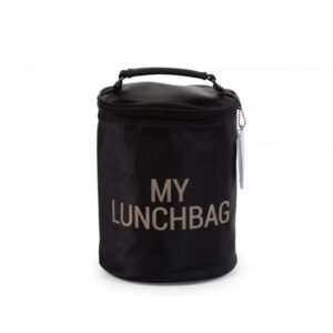 My lunchbag avec doublure isolante,noir or.