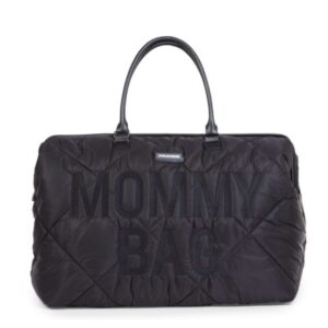 Mommy Bag Sac A Langer – Matelassé – Noir.