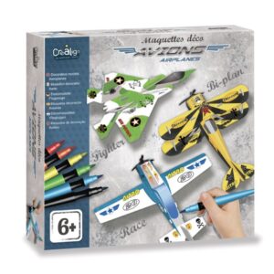 Coffret Maquettes déco « avions ».