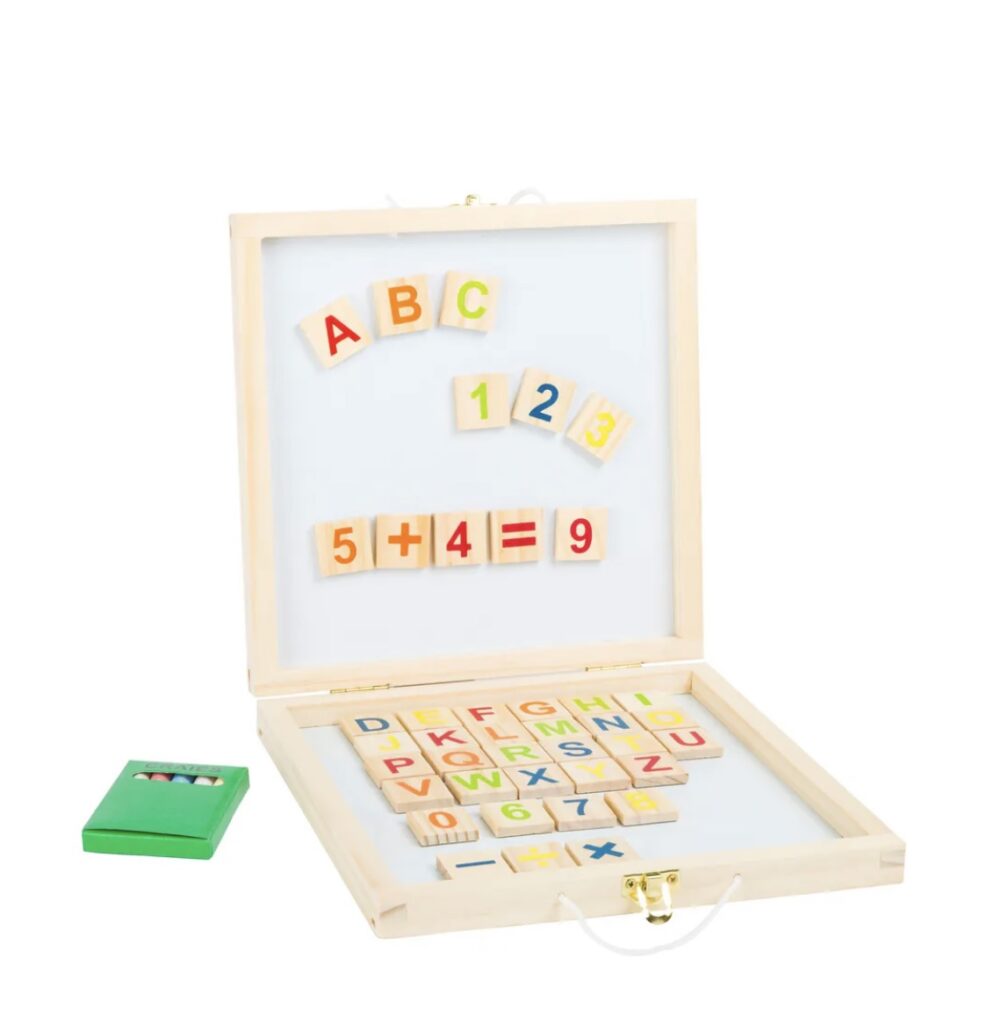 Tableau Alphabet Lettres & Chiffres Avec Picots - 250 Lettres Rouges, 137 Chiffres Bleus - Jeu éducatif 5-7 Ans