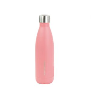 Bouteille isotherme 500 ml pastel corail.