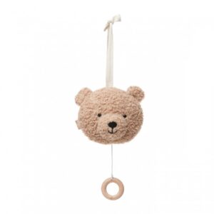 Peluche musicale ours biscuit.