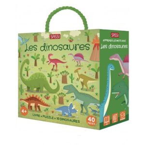 Q-box – Puzzle Les Dinosaures.