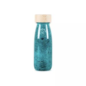 Petit Boum, bouteille sensorielle Float Turquoise.