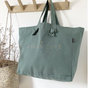 Sac cabas eucalyptus  » Maman Love ».