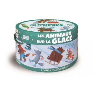 Puzzle géant – Les animaux sur la glace.