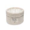 Jollein panier de rangement 14 x 18 cm Boucle Naturel.