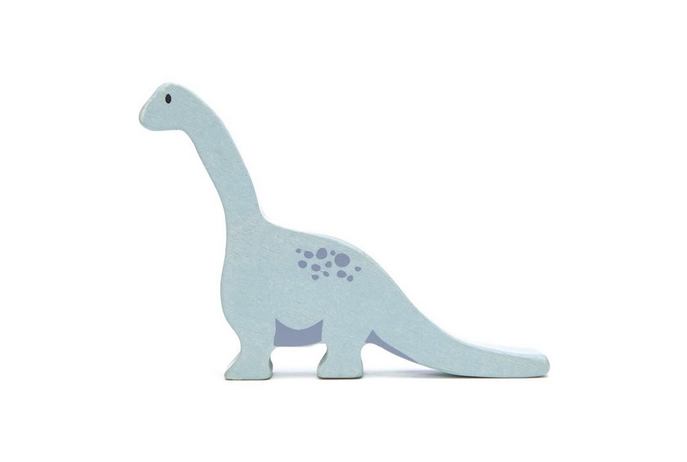 Animal en bois: Le dinosaure brontosaure.