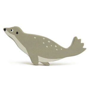 Animal en bois: Le phoque.