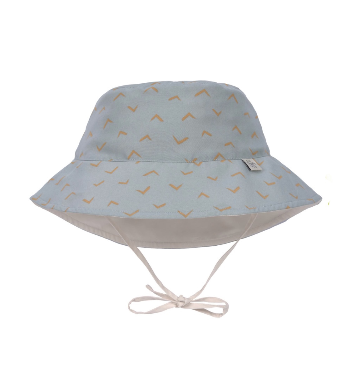 Chapeau anti-UV réversible enfants, bleu clair 19-36mois.