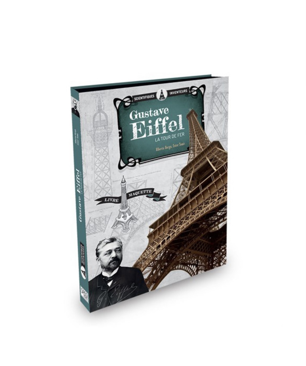Coffret livre et maquette: La Tour Eiffel- Gustave Eiffel.