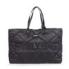 FAMILY BAG SAC A LANGER - MATELASSÉ - NOIR.