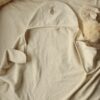 Cape de bain 100cm x 65cm, broderie Lapin. - Image 2