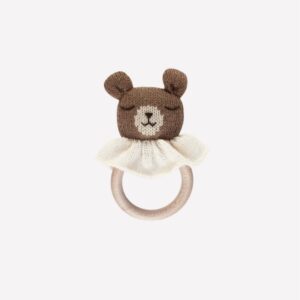 Anneau de dentition ourson | Main sauvage.