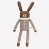 Doudou lapin grand modèle pyjama avoine | Main Sauvage.