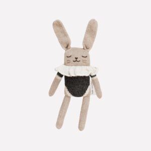 Doudou lapin maillot noir | Main Sauvage.