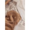 Couverture gaze de coton frange biscuit 75x100cm- Jollein. - Image 3