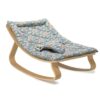 Transat LEVO Hêtre / Coussin Blue Cream Flowers Louise Misha - Charlie Crane.