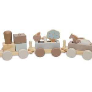 Jouet Train en Bois 45x12cm – Farm.