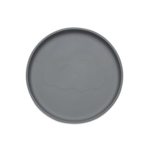 Assiette Silicone avec ventouse Storm Grey – Jollein.