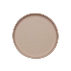 Assiette Silicone avec ventouse Pale Pink – Jollein.