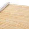 MARCHEPIED EN BOIS BLANC NATUREL. - Image 3