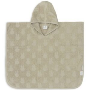 Jollein Poncho de bain Miffy Jacquard Olive Green (1-4 ans).
