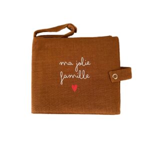 Mini album photo caramel  « ma jolie famille »
