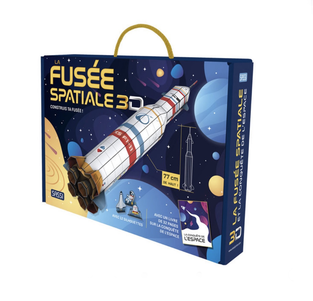 Ballon Fusée Spatiale 3D