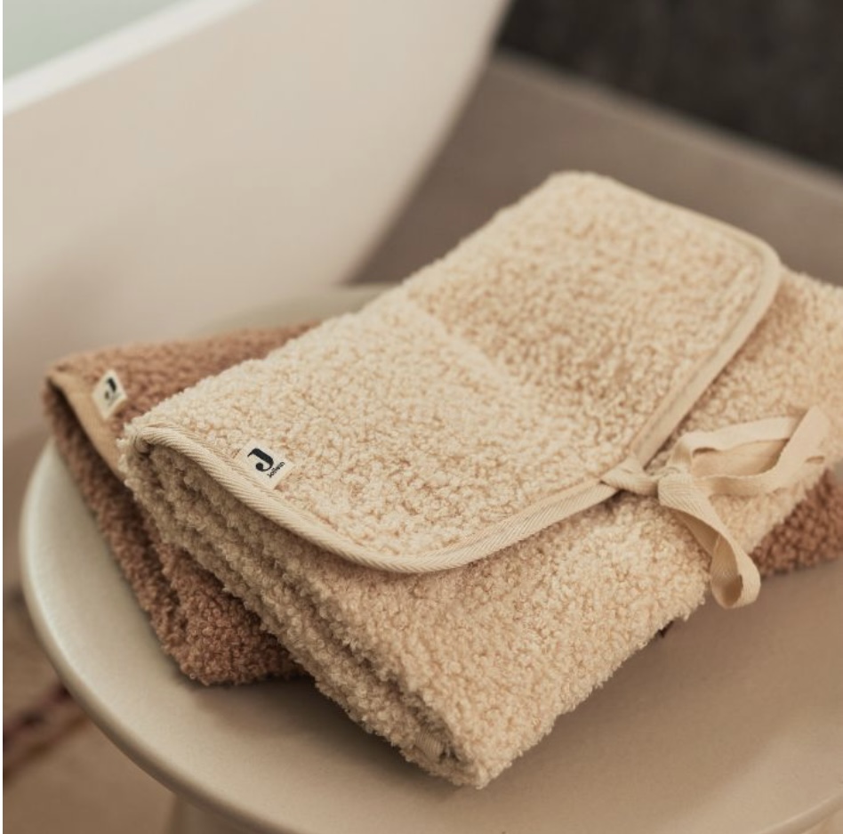 Tapis à Langer Nomade Oatmeal - 71x50 Cm, Poches Intégrées, Intérieur Lavable - Pour Sorties Avec Bébé
