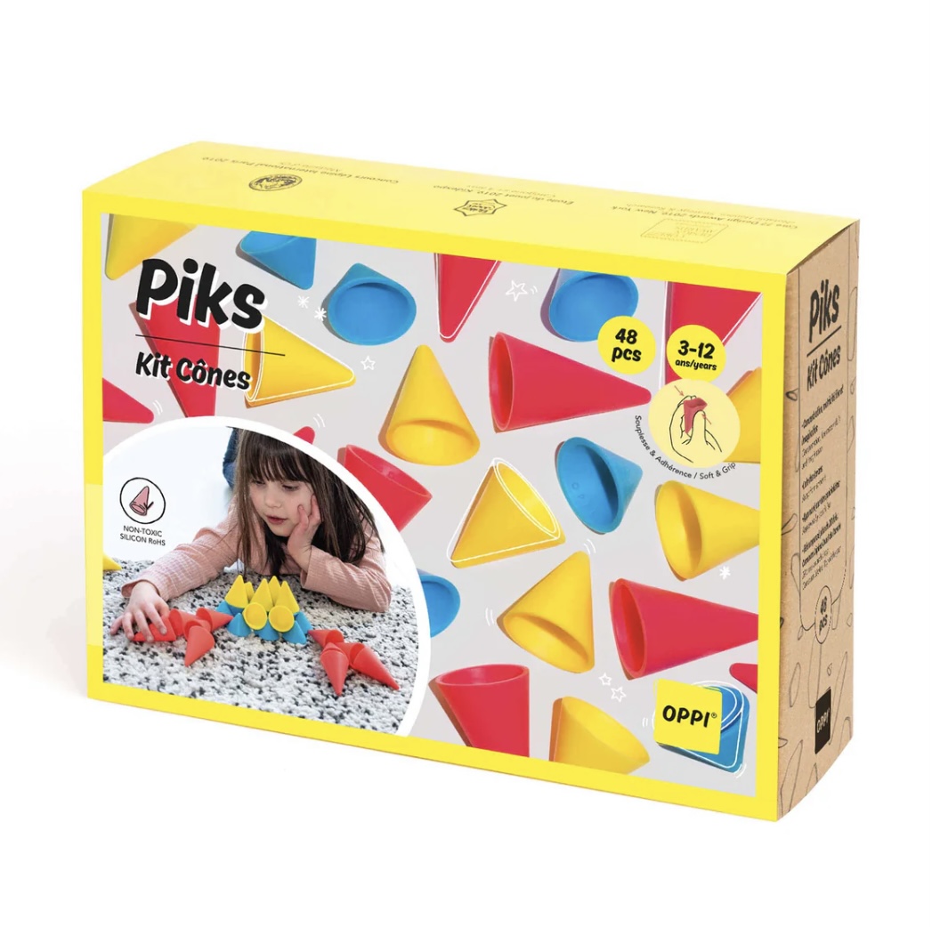 Kit cônes Piks Oppi – Jeu sensoriel.