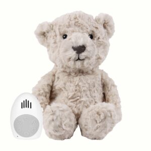 Peluche bruits blancs Lou Ours naturel.