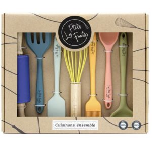 Ensemble d&rsquo;Ustensiles de Cuisine pour Enfants – Le Kit Complet pour Petits Chefs.