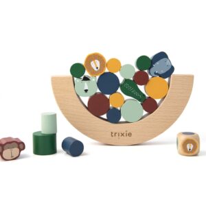 Jeu d&rsquo;équilibre en bois.