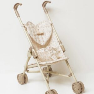 Poussette Buggy poupée motif bouquet.