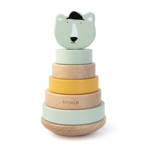 Tour à empiler en bois – Mr. Polar Bear.