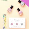 Coffret 3 vernis Flamingo Ballerine Perle+ Lime. Rosajou - Image 2