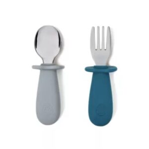 Couverts fourchette / cuillère (Bleu Nuit / Gris Perle).