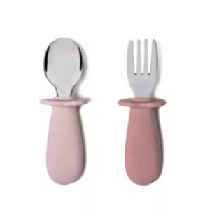 Couverts fourchette / cuillère (Vieux Rose / Rose).