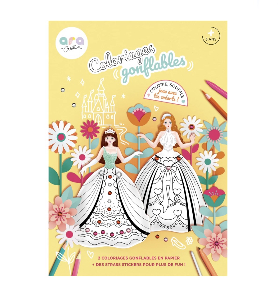 Coloriages gonflables – Princesses.