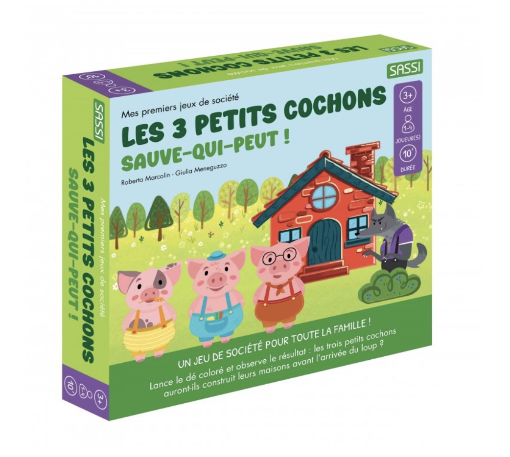 Jeu Les 3 petits cochons. Sauve-qui-peut !