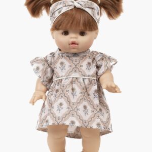 Minikane Robe Daisy et son headband croisé en coton Alma pour poupées Gordis 34-37cm.
