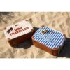 MINI TRAVELLER VALISE ENFANT - RAYURES - NUDE/TERRACOTTA. - Image 6