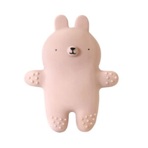 Hochet lapin en Hévéa.
